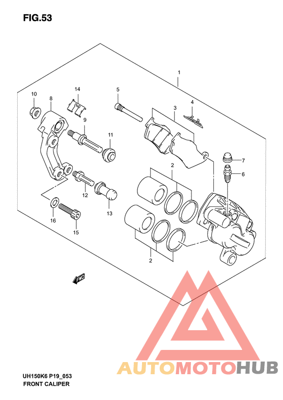 Передний суппорт