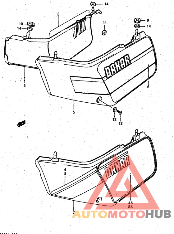Обтекатель задний