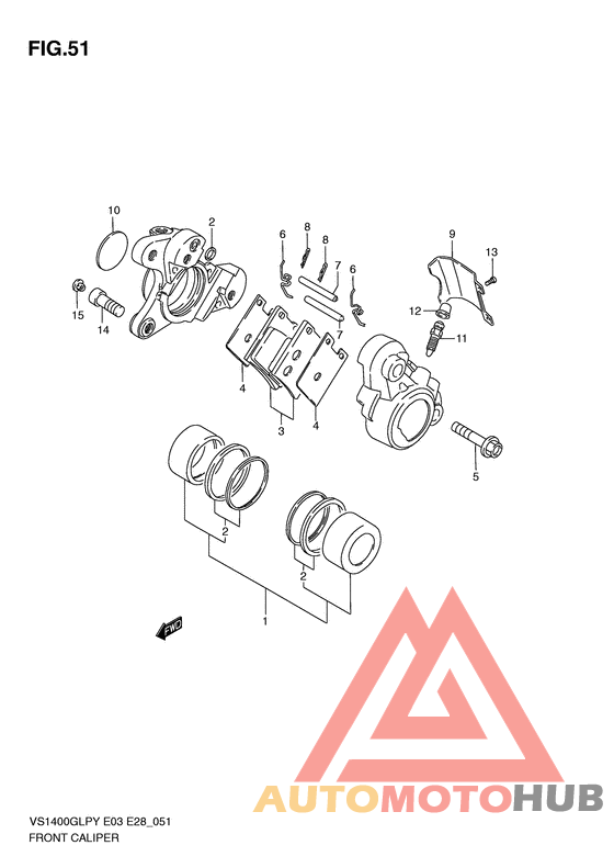Передний суппорт