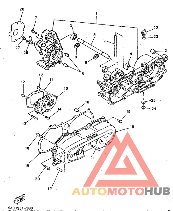 Картер двигателя