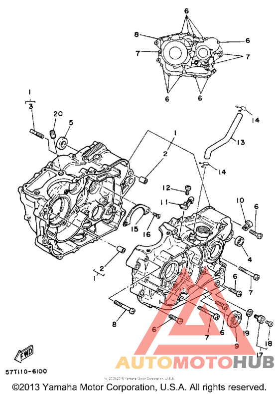 Картер двигателя