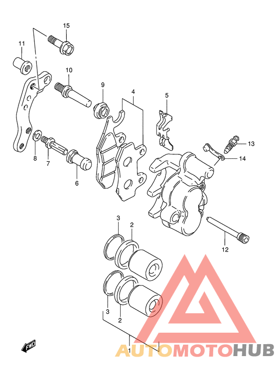 Передний суппорт
