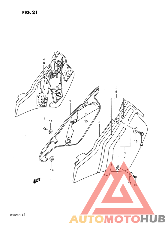 Обтекатель задний