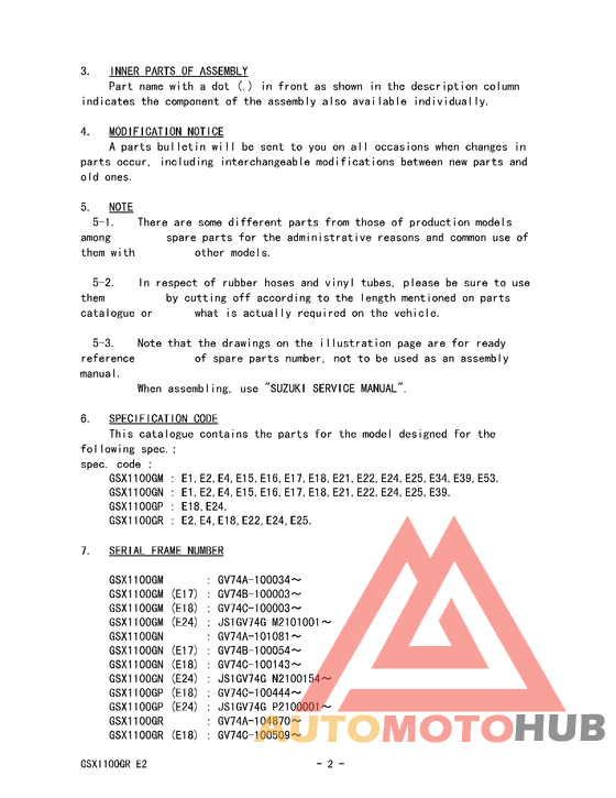 Catalog preface