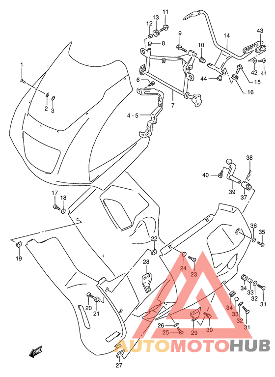 Cowling installation parts