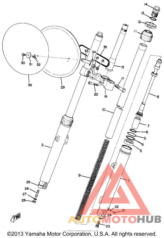 Передняя вилка