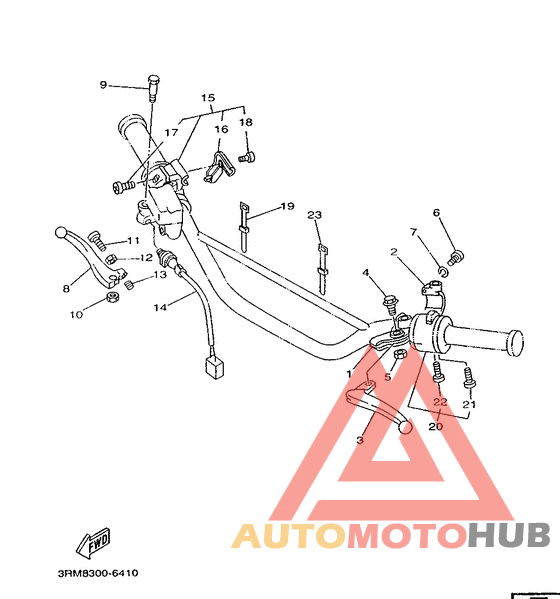 Handle switch. lever