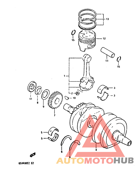 Вал коленчатый