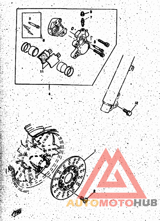 Передний суппорт