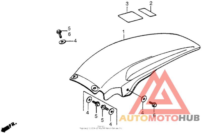 Задний бампер