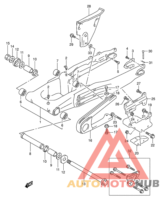 Маятник задний