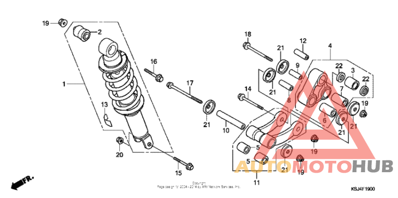 Задние амортизаторы