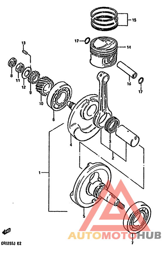 Вал коленчатый