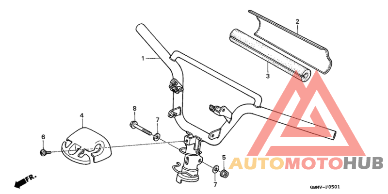 Steering handle/ handle cover