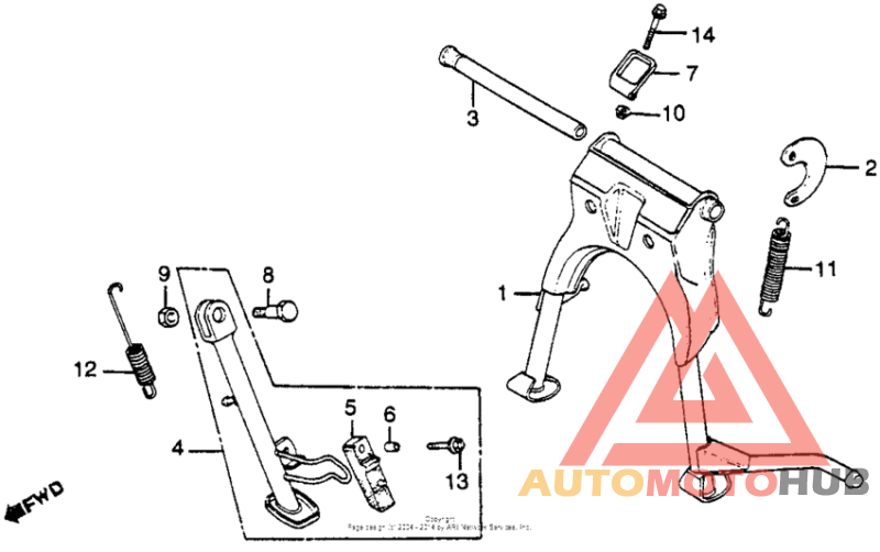 Side stand + main stand