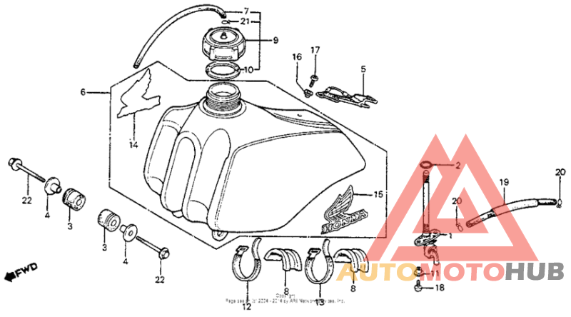 Fuel tank 83-84