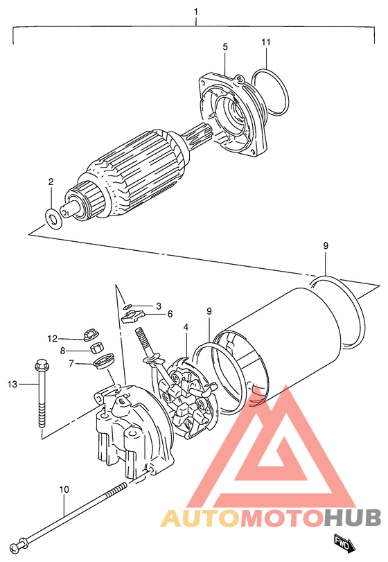 Стартерный мотор