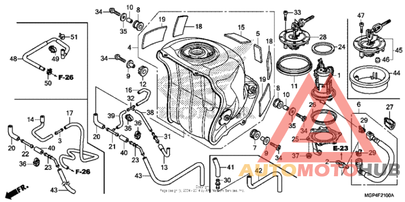 Fuel tank + fuel pump