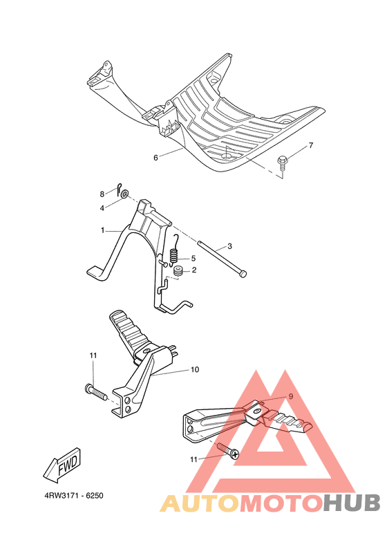 Stand & footrest