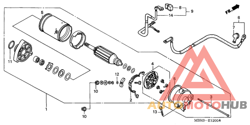 Стартерный мотор