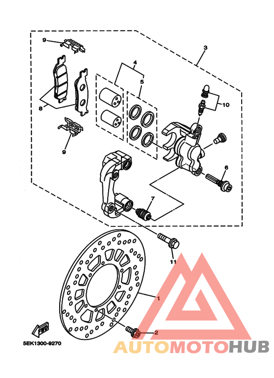 Передний суппорт
