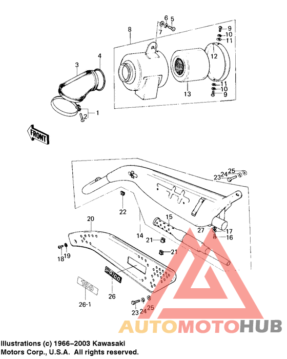 Air cleaner/muffler