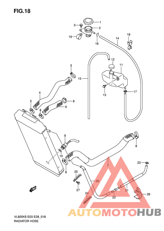 Радиатор hose