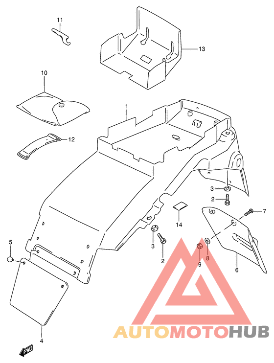 Заднее крыло