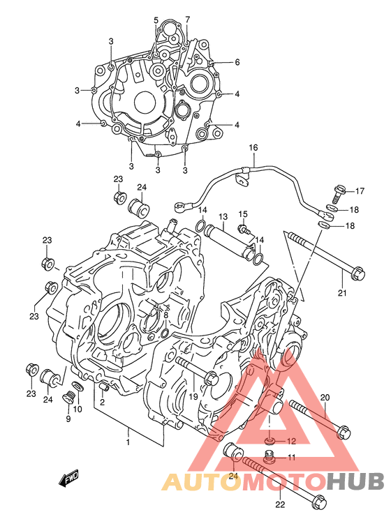 Картер двигателя