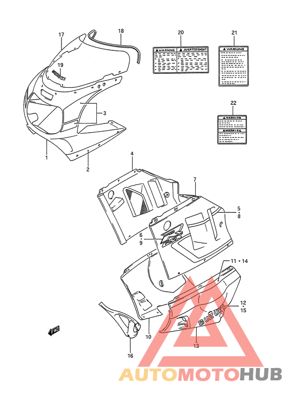 Cowling body