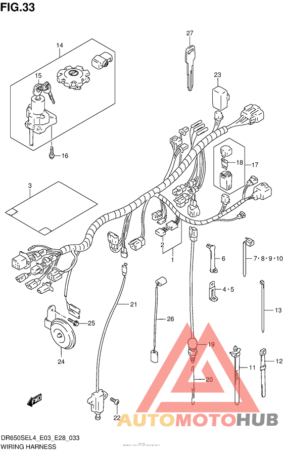 Wiring Harness (Dr650Sel4 E28)