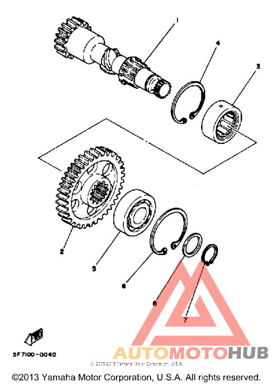 Counter shaft