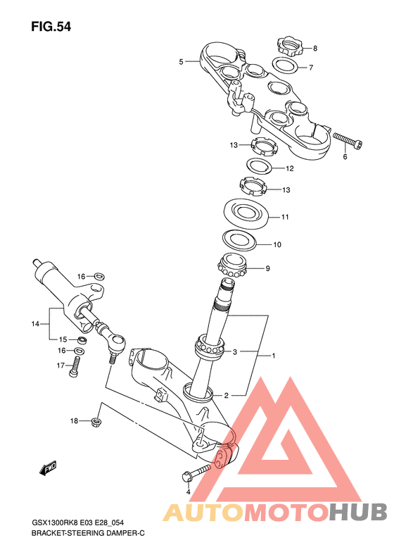 Bracket - steering damper