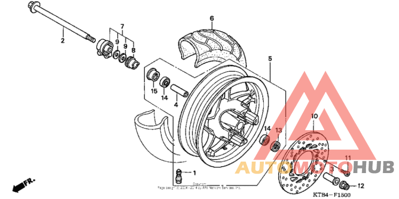 Переднее колесо