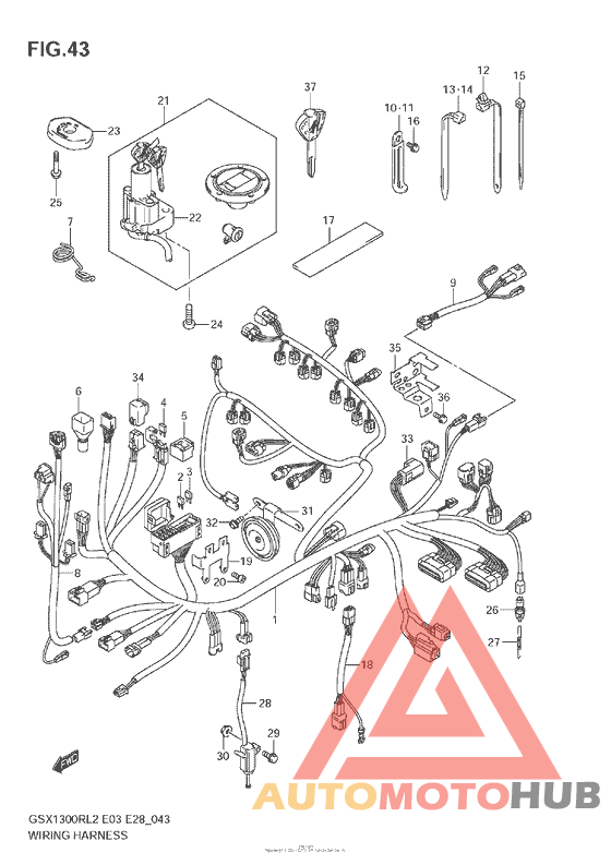 Wiring Harness (Gsx1300R L2 E28)