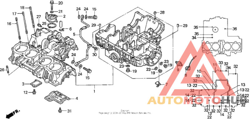 Картер двигателя