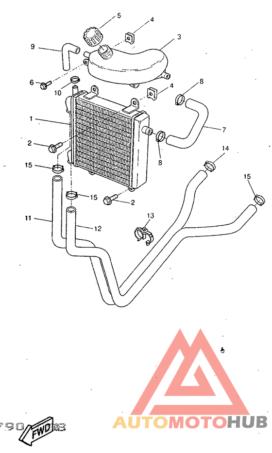 Radiateur durits