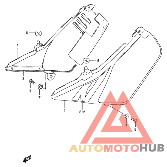Обтекатель задний