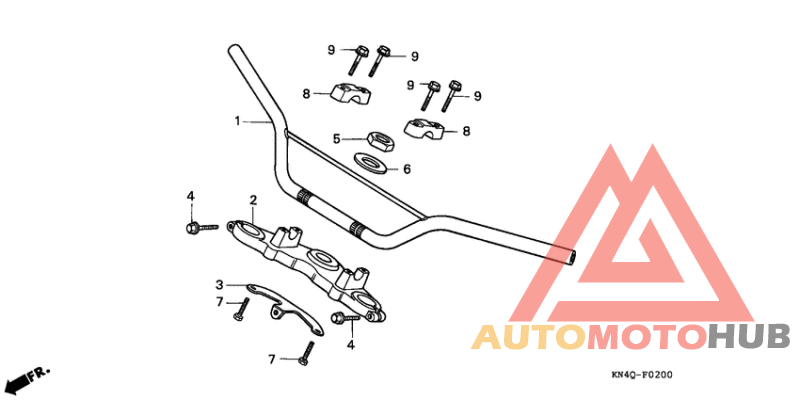 Handle pipe/top bridge