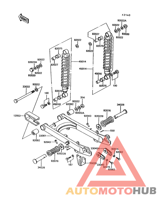 Swingarm/shock absorber