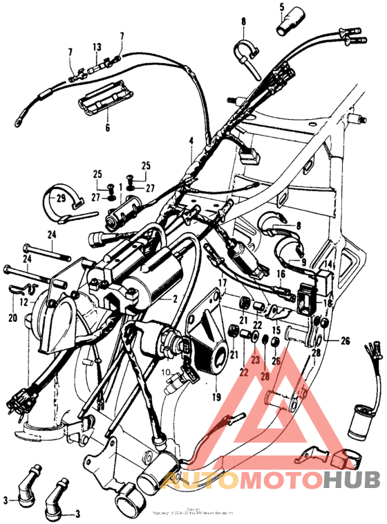 Wire harness + ignition coil