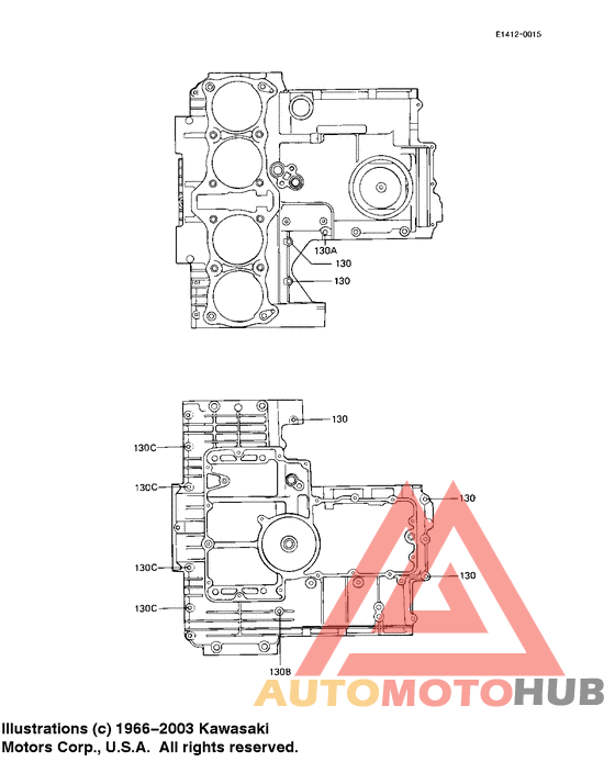Crankcase bolt & stud pattern