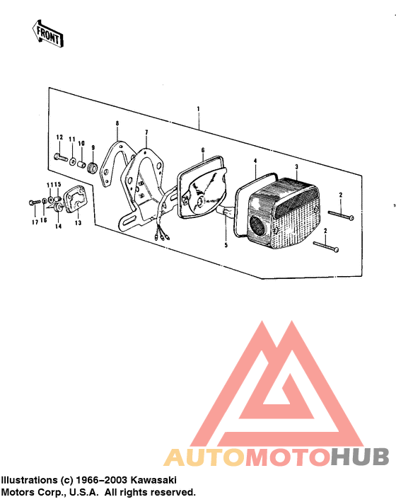 Taillight unit ass`y