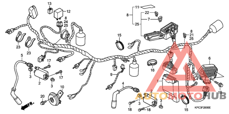 Harness wire