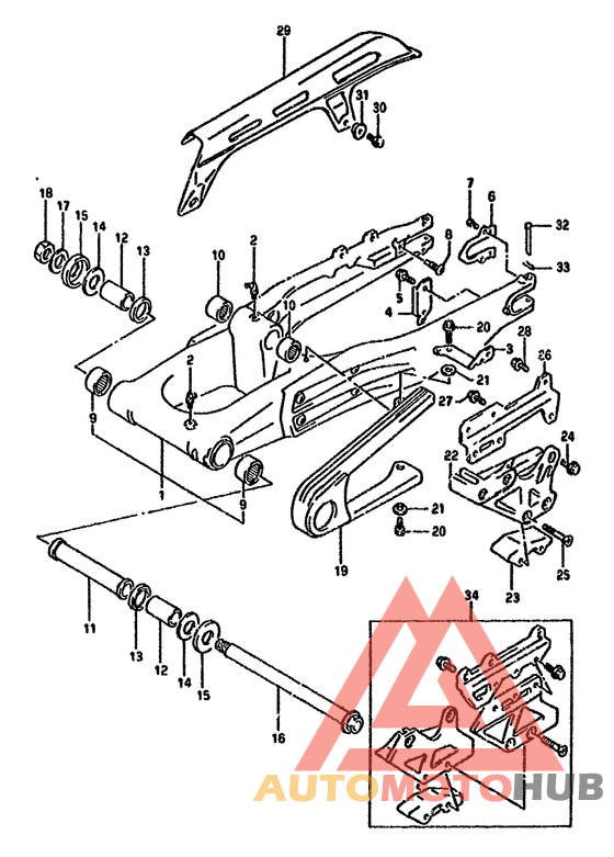 Маятник задний