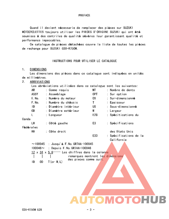 Catalog preface