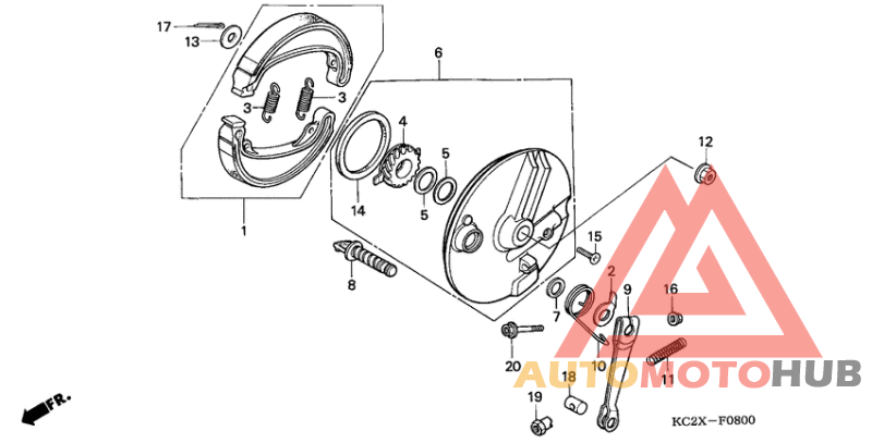 Передний тормоз