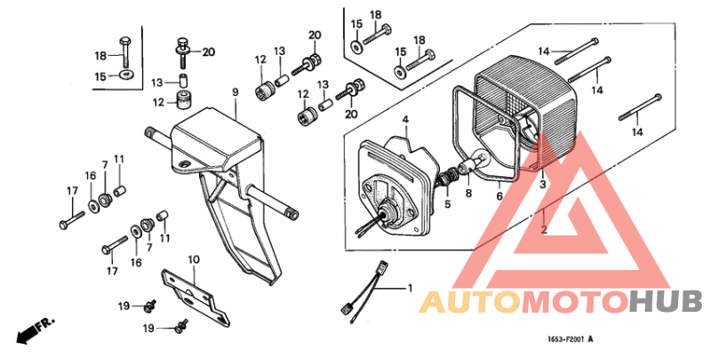Taillight unit ass`y