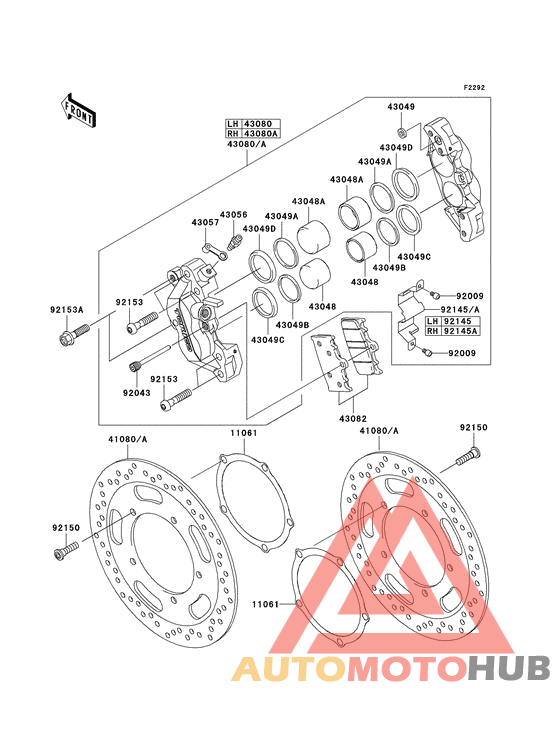 Передний суппорт