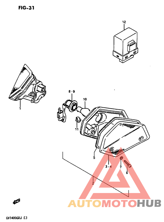 Front turnsignal lamp